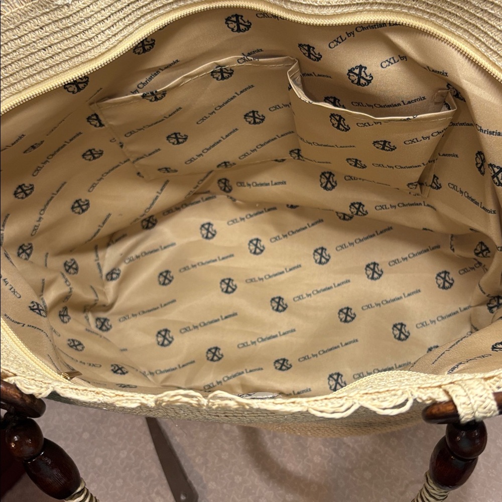Christian Lacroix Straw Bag - Picture 7 of 12
